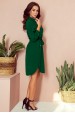 Obrázok pre 258-2 BROOKE elegantné košeľové šaty - zelené
