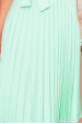 Obrázok pre 311-9 LILA Plisové šaty s krátkym rukávom - mätové
