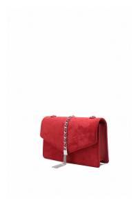 Obrázok pre Crossbody semišová kabelka -červená