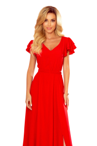 Obrázok pre 310-2 LIDIA dlhé šaty -červené