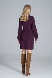 Obrázok pre Úpletové šaty M831 fialové