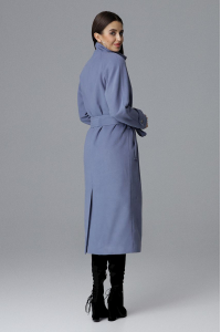 Obrázok pre Štýlový kabát M624 modrý