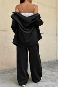 Obrázok pre Elegantná košeľová súprava čierna