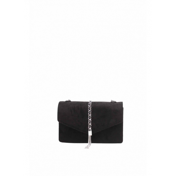 Obrázok pre Crossbody semišová kabelka -čierna