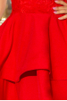 Obrázok pre 205-1 LAURA volánové šaty s krajkou / červené