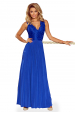 Obrázok pre 211-3 LEA dlhé šaty s krajkou / modré