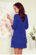 Obrázok pre 257-1 SUSAN šaty s volánmi / kráľovsky modré