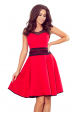 Obrázok pre 261-1 RICA šaty s tylom / červené