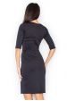 Obrázok pre Elegantné šaty M202 čierne