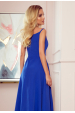 Obrázok pre 299-3 CHIARA elegantné maxi šaty na ramienka / kráľovsky modré
