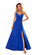 Obrázok pre 299-3 CHIARA elegantné maxi šaty na ramienka / kráľovsky modré