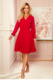 Obrázok pre 313-5 ISABELLE Elegantné plisové šaty - červené