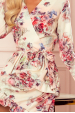 Obrázok pre 297-2 CAROLINE šaty s volánikmi / kvetinové