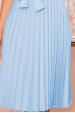 Obrázok pre 311-8 LILA Plisové šaty s krátkym rukávom - bledomodré