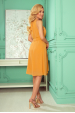 Obrázok pre 350-3 ALIZEE - šifónové šaty s viazaním - medové