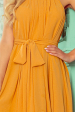 Obrázok pre 350-3 ALIZEE - šifónové šaty s viazaním - medové