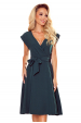 Obrázok pre 348-2 SCARLETT - elegantné letné šaty - zelené