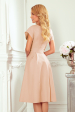 Obrázok pre 348-3 SCARLETT - elegantné letné šaty -  béžové