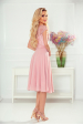 Šifónové šaty ružové Linda  -6