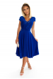 Šifónové šaty modré Linda -6
