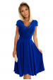 Šifónové šaty modré Linda - 5