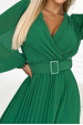 Obrázok pre Klara šifónové šaty zelená 414-3