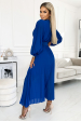 Obrázok pre Klara šifónové šaty modré 414-5 