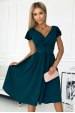 Elegantné trblietavé šaty Matilda / zelené 425-1 -3