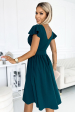 Elegantné trblietavé šaty Matilda / zelené 425-1 -1