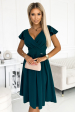 Elegantné trblietavé šaty Matilda / zelené 425-1 -2
