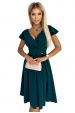 Elegantné trblietavé šaty Matilda / zelené 425-1 -5