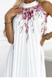 Letné dlhé biele šaty Ester 456-2 -5