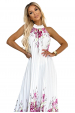 Letné dlhé biele šaty Ester 456-2 -7